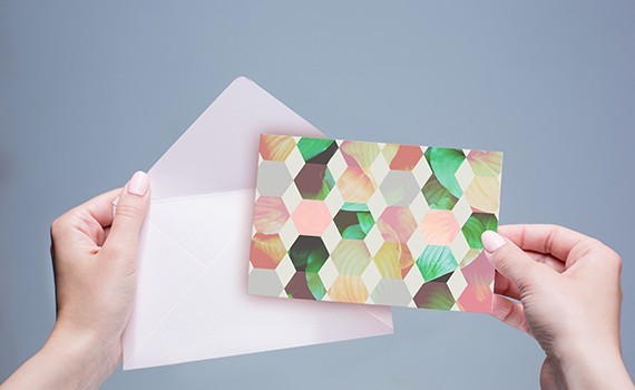 Enveloppe couleur pour magnet et cartes postales